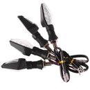 4x Motorcycle LED Turn Signal Indicator Blinker Amber Light + Flasher Rel CJX