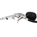 220 psi Lock On Tire Inflator with Air Pressure Gauge Pistol Chuck Flexible Hose