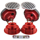 2pcs 12V 135DB Digital Electric Siren Loud Air Snail Horn Magic Sounds Car Truck