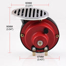 2pcs 12V 135DB Digital Electric Siren Loud Air Snail Horn Magic Sounds Car Truck