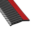 Car Carbon Fiber Rubber Front Bumper Lip Trim Splitter Guard Body Prote JBM