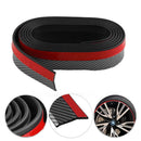 Car Carbon Fiber Rubber Front Bumper Lip Trim Splitter Guard Body Prote JBM