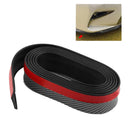 Car Carbon Fiber Rubber Front Bumper Lip Trim Splitter Guard Body Prote JBM
