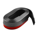 Car Carbon Fiber Rubber Front Bumper Lip Trim Splitter Guard Body Prote JBM