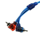 5M 2 RCA to 2 RCA Plug Car Audio System Amplifier Braided Copper Cable Co XGW
