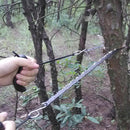 Camping Hiking Emergency Survival Hand Tool Gear Foldable Pocket Chain Outdoor