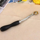2X Wood Alloy Leather Cloth Overstitch Wheel Awl Pin Sewing Punch Tool New QCU
