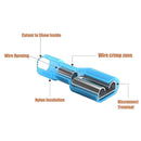 100X Fully Insulated Blue Female Wire Spade Crimp Connector Terminal dsf YLV