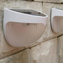 LED Solar Power Wall Garden Lights Outdoor Fence Lamp Light White Ener EMD
