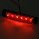 24V 6 LED Red Rear Side Marker Light Position For Truck Trailer Lorry Wate LWF