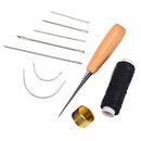 1sets Full Sewing Repair Tool Sewing Tools Needle Awl Leather Craft Kit Tools