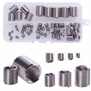 60pcs Stainless Steel M3-M12 304 Thread Repair Insert Assortment Kit gfr XNL