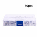 60pcs Stainless Steel M3-M12 304 Thread Repair Insert Assortment Kit gfr XNL