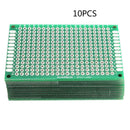 10pcs Double Side Prototype FR4 PCB Tinned Universal Board 6 * 4 * 0.12  XBS