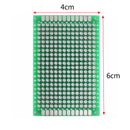 10pcs Double Side Prototype FR4 PCB Tinned Universal Board 6 * 4 * 0.12  XBS