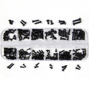 195pcs M1 M1.2 M1.4 M1.7 Mix PA Phillips Head Micro Screws Round Head JMV NJV