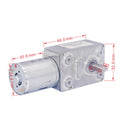 DC 12V Gear Reduction Motor Worm Reversible Torque Turbo Geared Motor TLJ KUS