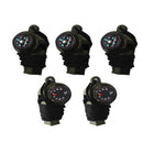 5 x 3-in-1 Outdoor Camping Survival Emergency Whistle Compass Thermometer  WJV