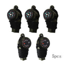 5 x 3-in-1 Outdoor Camping Survival Emergency Whistle Compass Thermometer  WJV