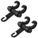2x Car Headrest Seat Double Hook Holder Hanger Bag Organizer Vehicle Coat Hanger