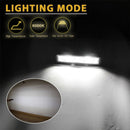 2Pcs 48W 16 LED 6000K Work Light Bar Flood Suv Boat Driving Lamp Offroad GRG