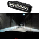 18W 2X 6inch Flood LED Work Light Bar Driving Lamp SUV Truck UTE Offro OLL