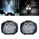 Universal Motorcycle 9 Led Headlight 27W 2500LM 6000K White Spot Light TGH
