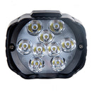Universal Motorcycle 9 Led Headlight 27W 2500LM 6000K White Spot Light TGH