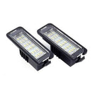 For Golf Plus Passat B5 Accessory LED License Plate Lights Car Lamp 2pc GNO