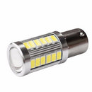 2Pcs Car Tail Stop Brake Light 33SMD LED Bulb Yellow Bulbs 12V IYI