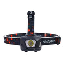 Mini COB LED Headlight USB Rechargeable Headlamp Outdoor Camping Flashlight YML