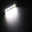 10PCS 42MM 4 SMD 5050 Car Interior Light Dome Festoon Lamp Bulb White New FOH