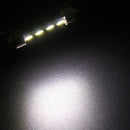 10PCS 42MM 4 SMD 5050 Car Interior Light Dome Festoon Lamp Bulb White New FOH