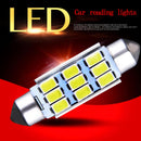 10pcs White Car 5630 9 SMD 36MM Car Interior Dome Festoon Lamp Width Bu ECE