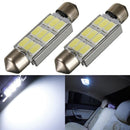 10pcs White Car 5630 9 SMD 36MM Car Interior Dome Festoon Lamp Width Bu ECE