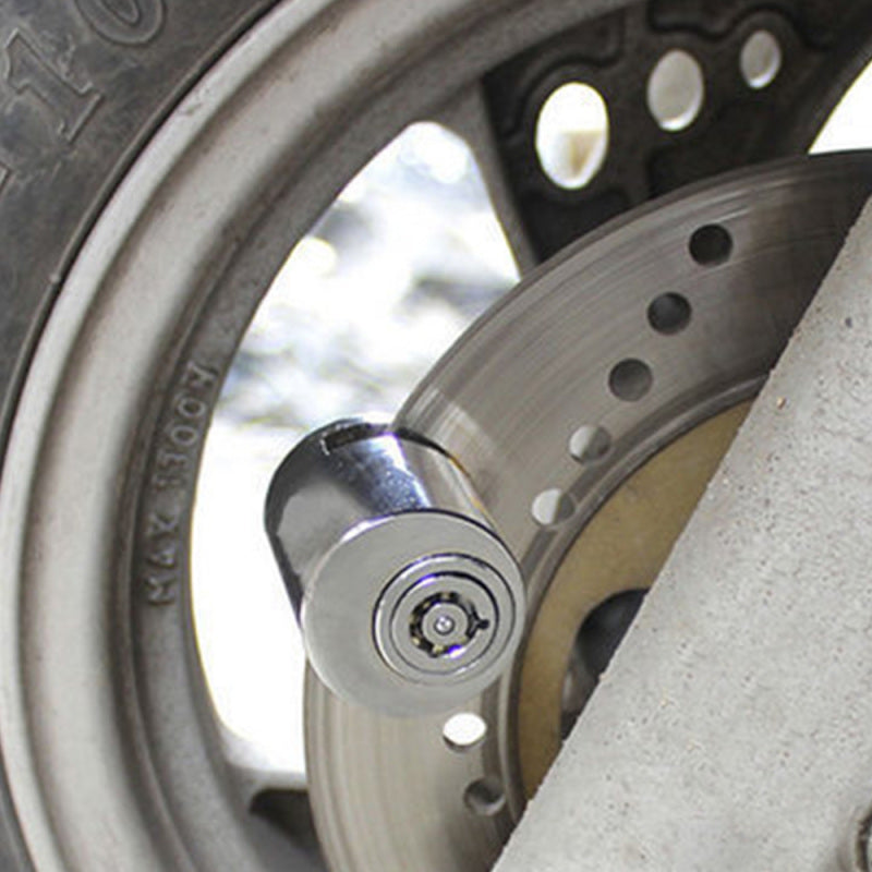 1 x Lock Brake Disc Bicycle Wheel Pressure Locks Bike Safety Mini Anti-T NTD