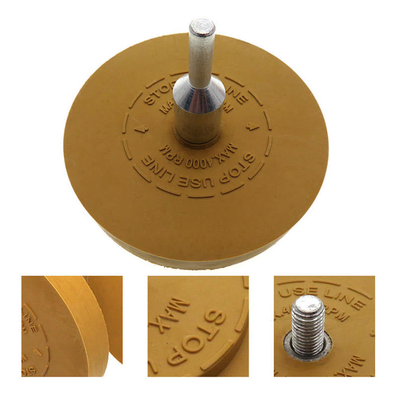 1 x  Soft Rubber Eraser Wheel Glue Automobile Degluer for Electric Dri PTX