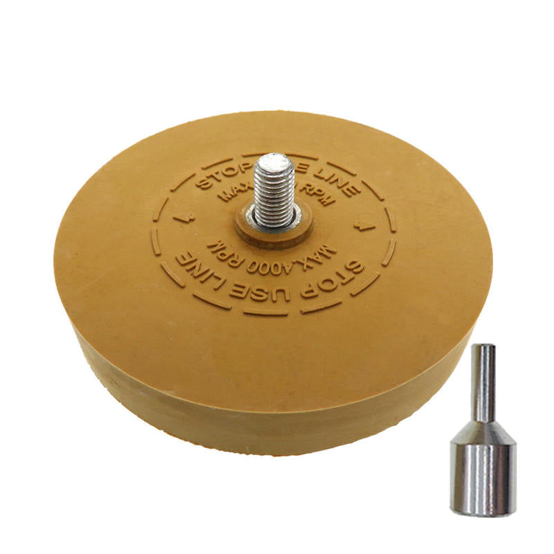 1 x  Soft Rubber Eraser Wheel Glue Automobile Degluer for Electric Dri PTX