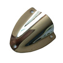 Stainless Steel Clam Vent Drain Cover 55 x 57mm Boat Marine Caravan fde VWN