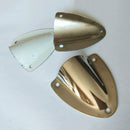 Stainless Steel Clam Vent Drain Cover 55 x 57mm Boat Marine Caravan fde VWN