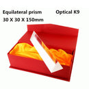 15cmx3cm Rainbow Optical Glass Triple Triangular Prism Physics Teaching VGR