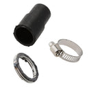 Exhaust Muffler Pipe Gasket Rubber Seal Clamp for Yamaha Pee Wee50 PW50