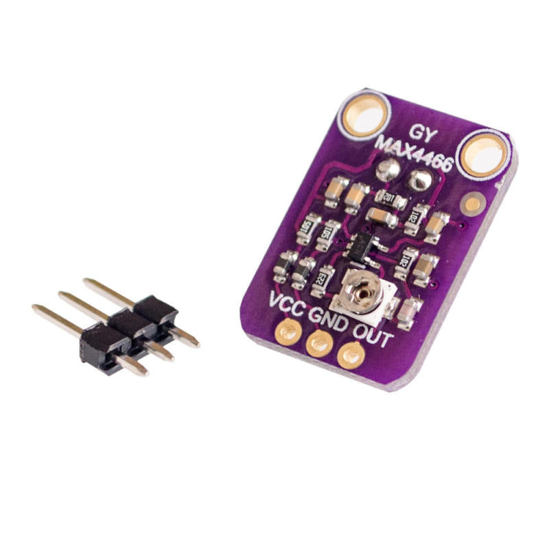 1 x GY-MAX4466 Electret Microphone Amplifier with Adjustable Gain for Arduino cv