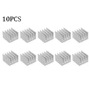 10 x Raspberry Pi 2 Aluminium Heatsink Kit Self Adhesive Heat Sink for A YHA