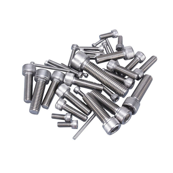 480pcs M2 M3 M4 Metric Hex Socket Head Cap Screws Bolt Nut Assortment NEW