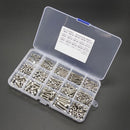 480pcs M2 M3 M4 Metric Hex Socket Head Cap Screws Bolt Nut Assortment UAQ YWQ