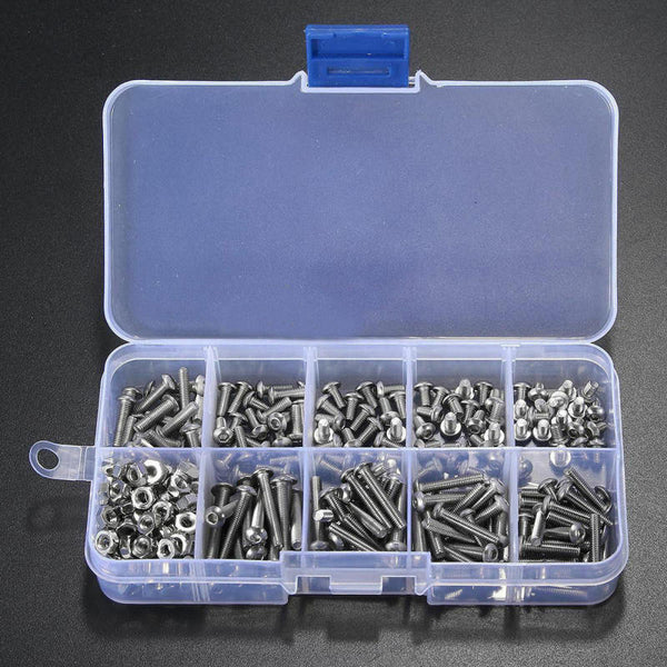 1 box M3 Hex Screw Nuts Bolt Cap Socket Assortment Kit Stainless Steel d HKN