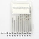 0.5-3.0mm Hand Drill with 10 Drill Sets Twist Drill Bits Wood Bodhi Alloy WPR