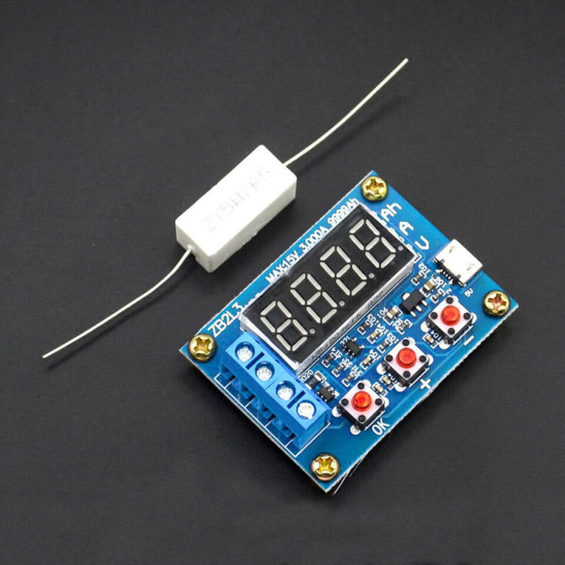 1 x ZB2L3 Lithium Lead-acid Battery Capacity Meter Discharge Analyzer Tester New