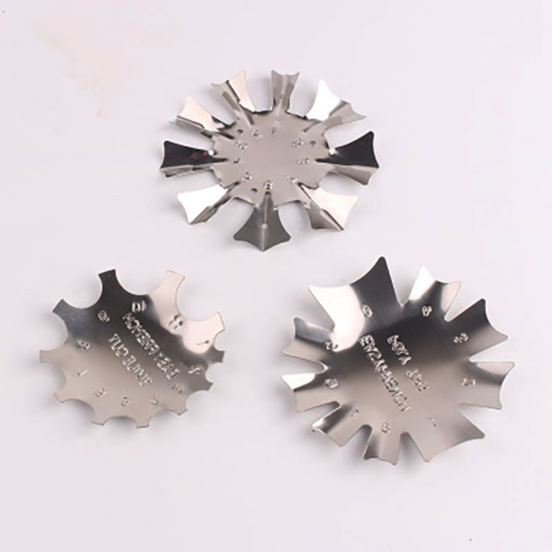French Manicure Modeling Shaping Stainless Stamping Plates Nail Making Art Tool
